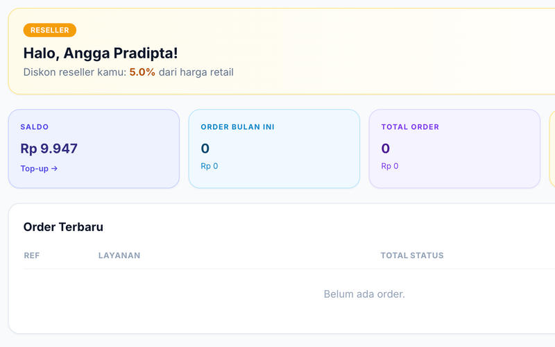 Order Otomatis dari Sistem Kamu