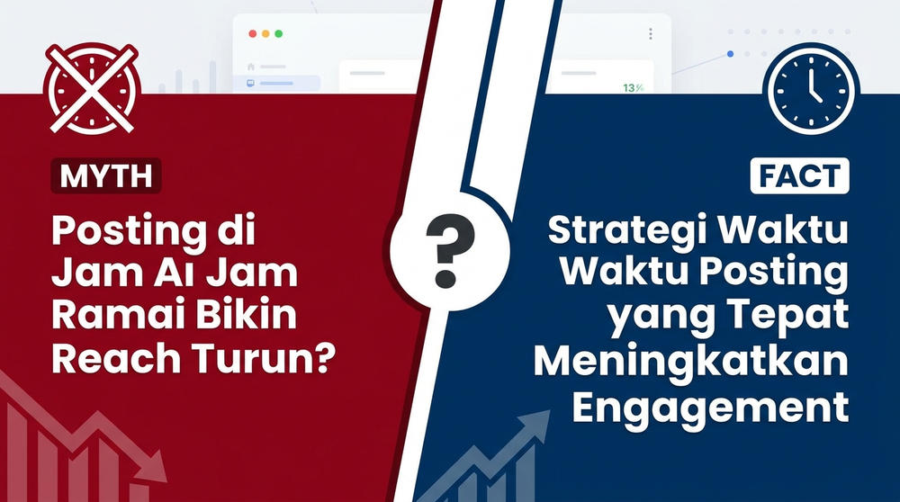 Mitos vs Fakta: Posting di Jam Ramai Malah Bikin Reach Instagram Turun