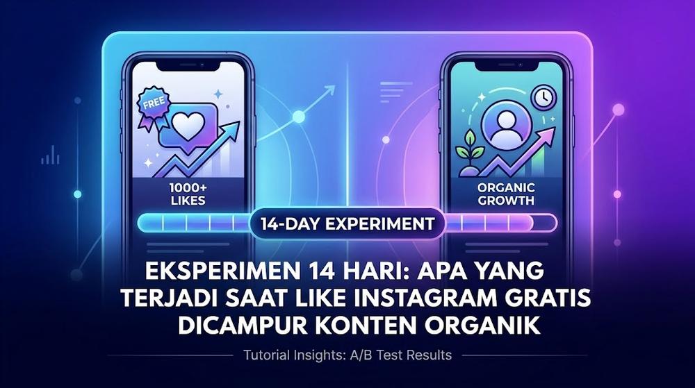 Like IG Gratis vs Organik: Apa yang Terjadi dalam 14 Hari Pertama