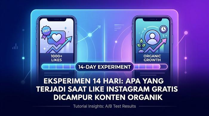 Like IG Gratis vs Organik: Apa yang Terjadi dalam 14 Hari Pertama