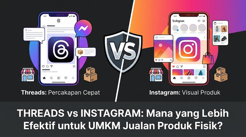 Ilustrasi threads untuk umkm